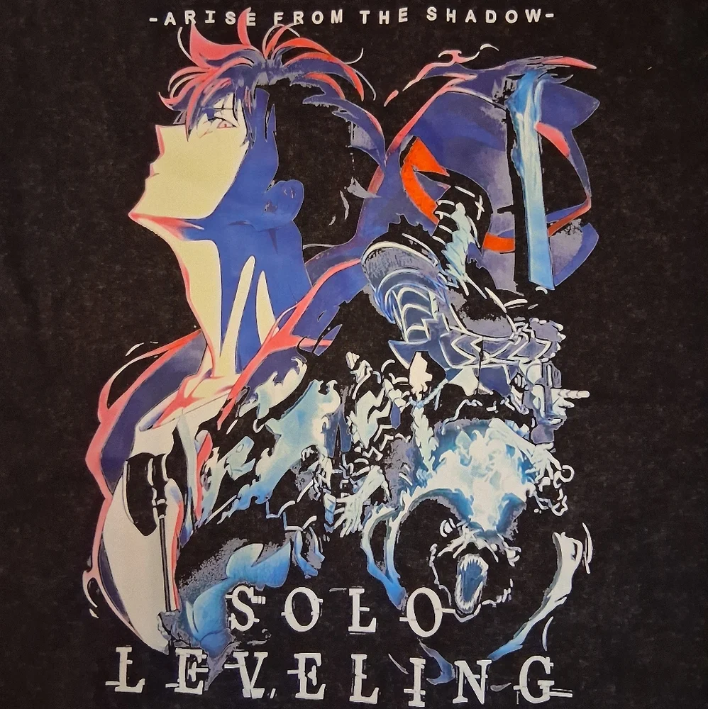 Solo Leveling | Graphic T-Shirt with Anime Design - Picture 4 of 4
